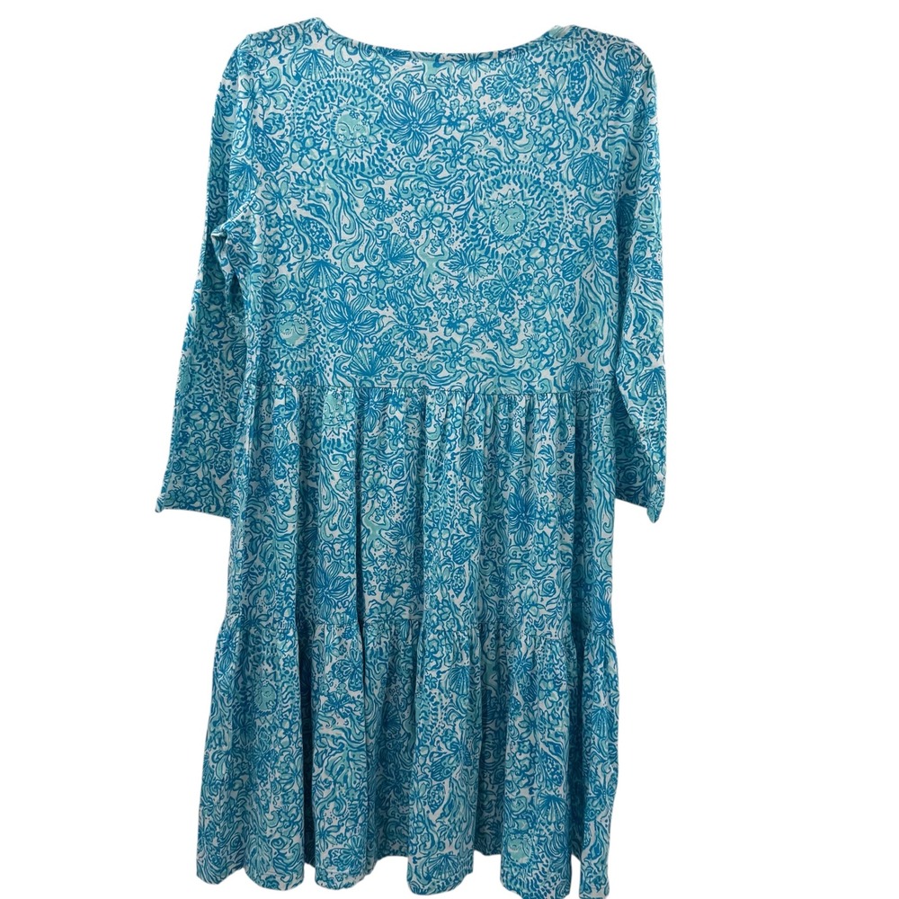 Lilly Pulitzer‎ Geanna Swing Dress Resort White Took Me By Sunrise Size Small - Picture 4 of 9